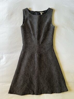 Textured Knit Tweed Dress